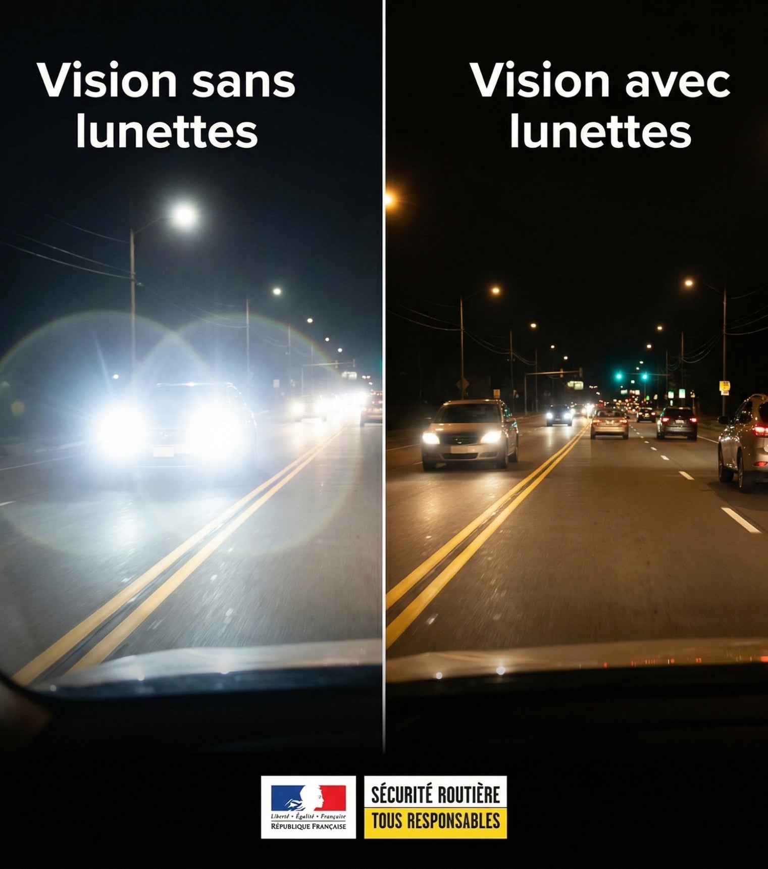 NightOptic™ - Les Lunettes Indispensables pour la Conduite Nocturne